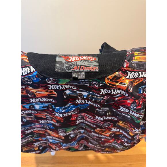 Hotwheels Burning Rubber Kids Racing Jacket by JH Design Kids XL - Picture 4 of 4